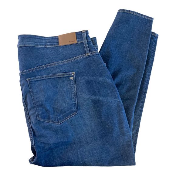 Madewell Petite Curvy High-rise Skinny Jeans In Moreaux Wash Size 37 NWT
